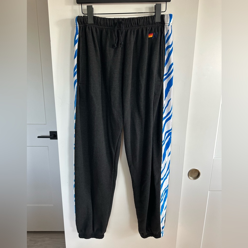 Aviator Nation Tiger Stripe Sweatpants (Men’s) Size Large Unisex